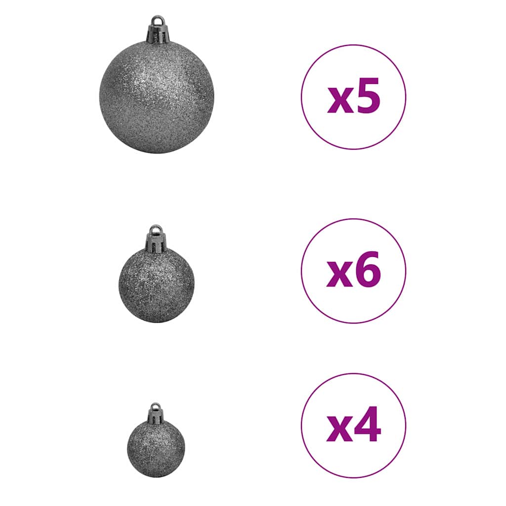Künstlicher Weihnachtsbaum Grün 120 cm PVC, Plastik und Stahl