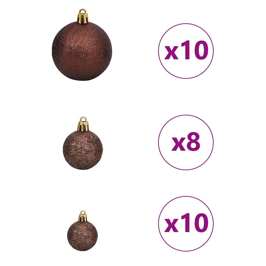 Künstlicher Weihnachtsbaum Grün 210 cm PVC, Plastik und Stahl