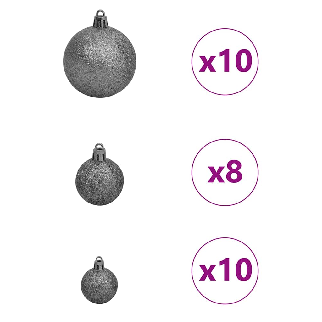 Künstlicher Weihnachtsbaum Grün 210 cm PVC, Plastik und Stahl