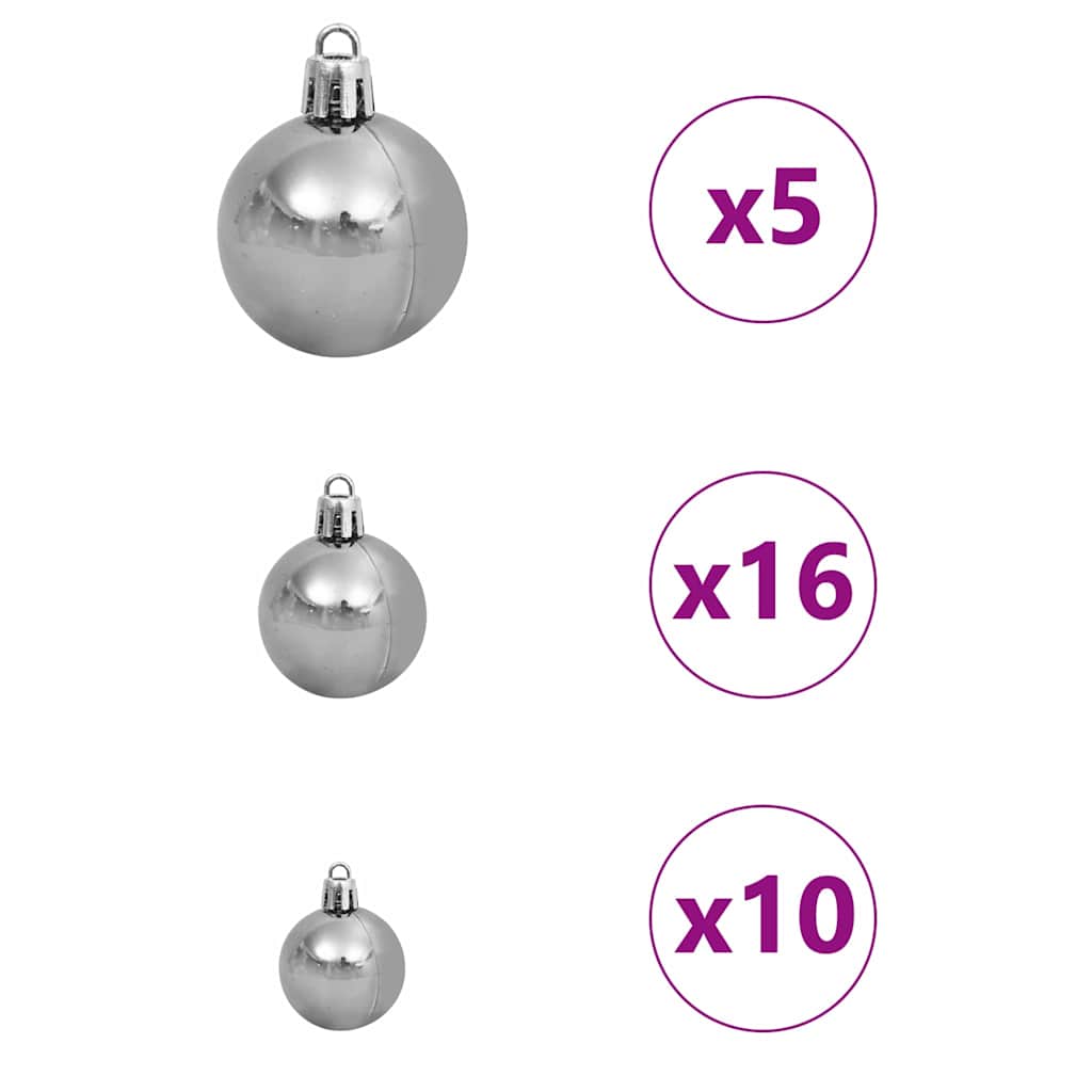 Künstlicher Weihnachtsbaum Grün 210 cm PVC, Plastik und Stahl