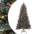 Künstlicher Weihnachtsbaum Grün 210 cm PVC, Plastik und Stahl