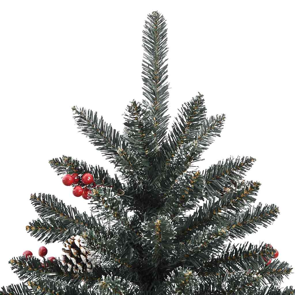 Künstlicher Weihnachtsbaum Grün 210 cm PVC, Plastik und Stahl