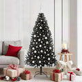 Weihnachtsbaum Schwarz 180 cm PVC