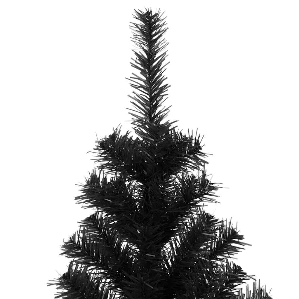 Weihnachtsbaum Schwarz 210 cm PVC