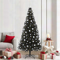 Weihnachtsbaum Schwarz 210 cm PVC