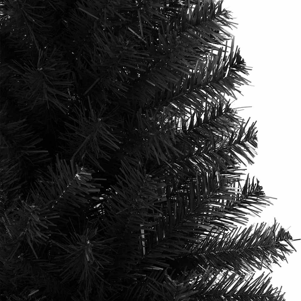 Weihnachtsbaum Schwarz 240 cm PVC