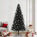Weihnachtsbaum Schwarz 240 cm PVC