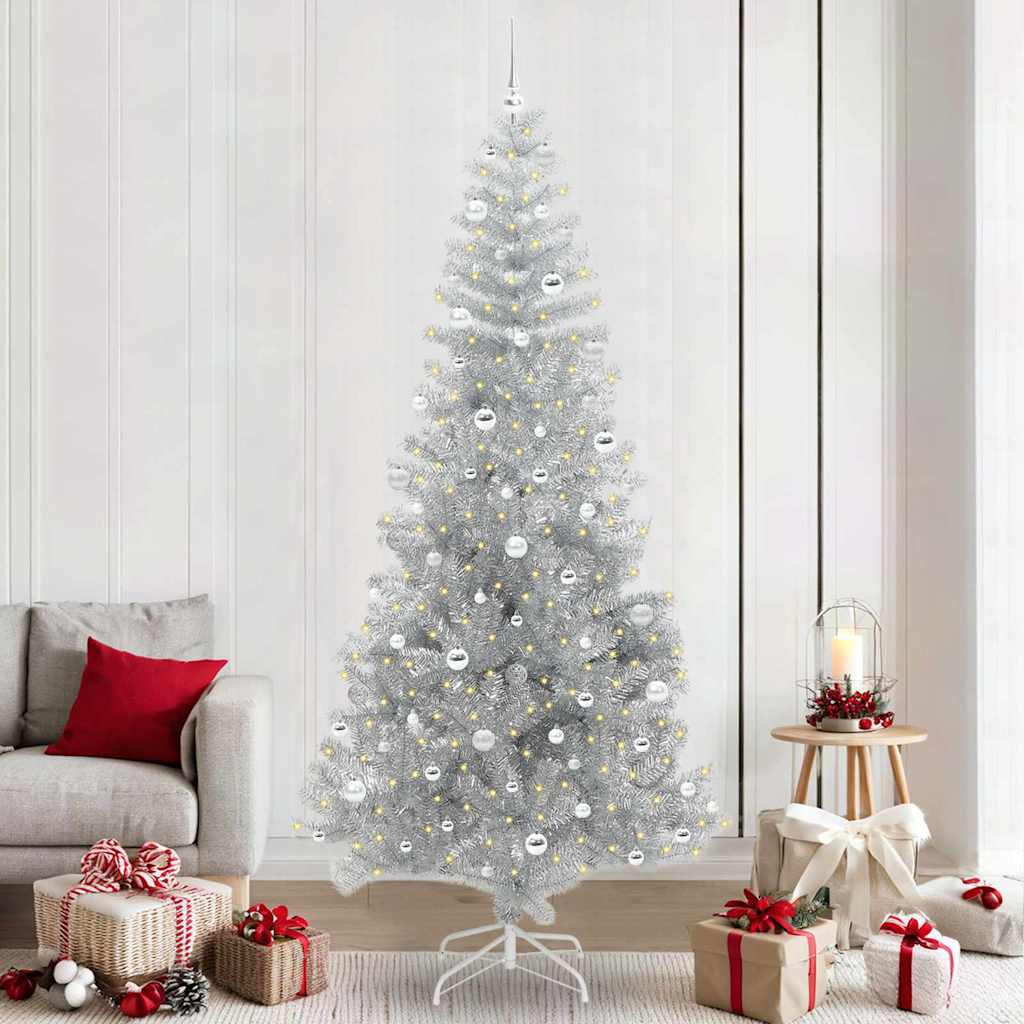 Weihnachtsbaum Silber 240 cm PET