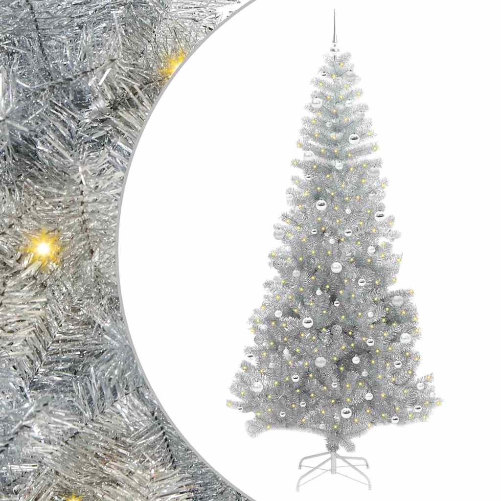 Weihnachtsbaum Silber 240 cm PET