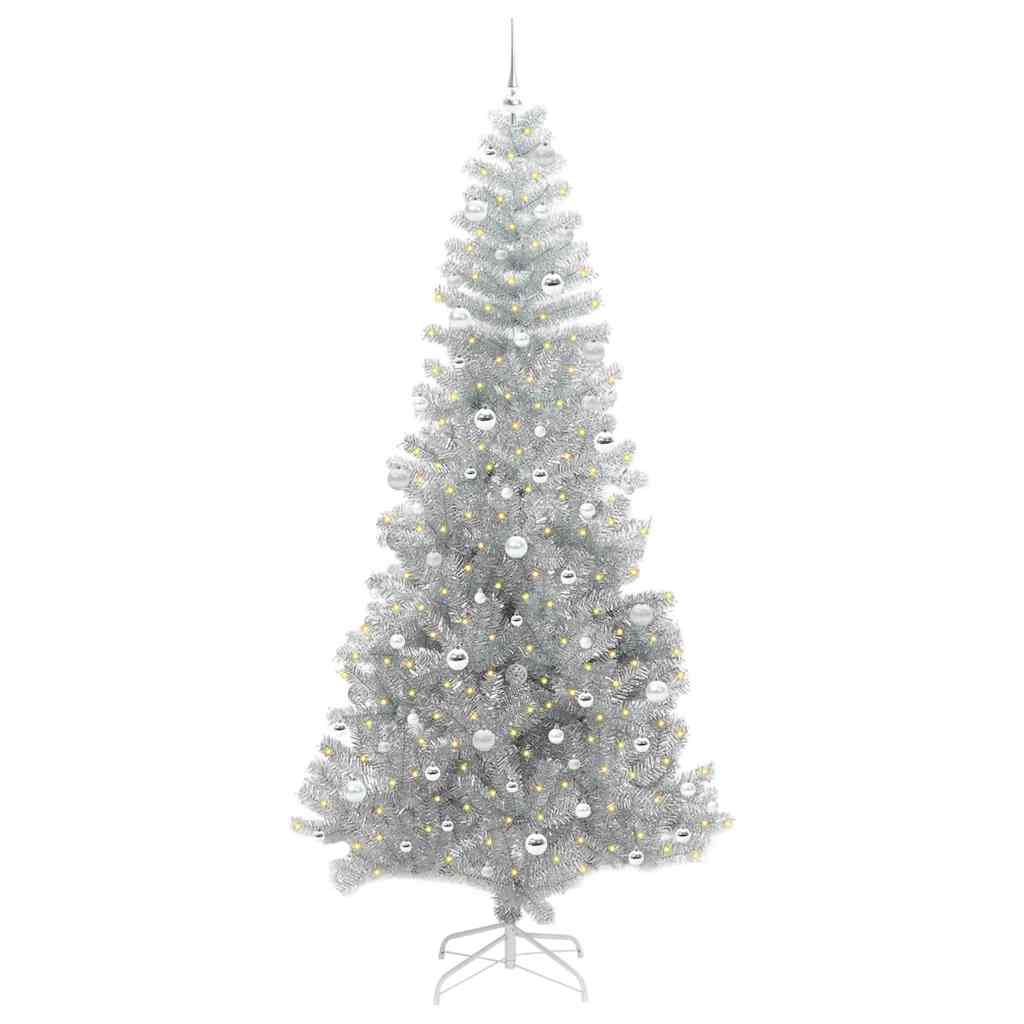 Weihnachtsbaum Silber 240 cm PET