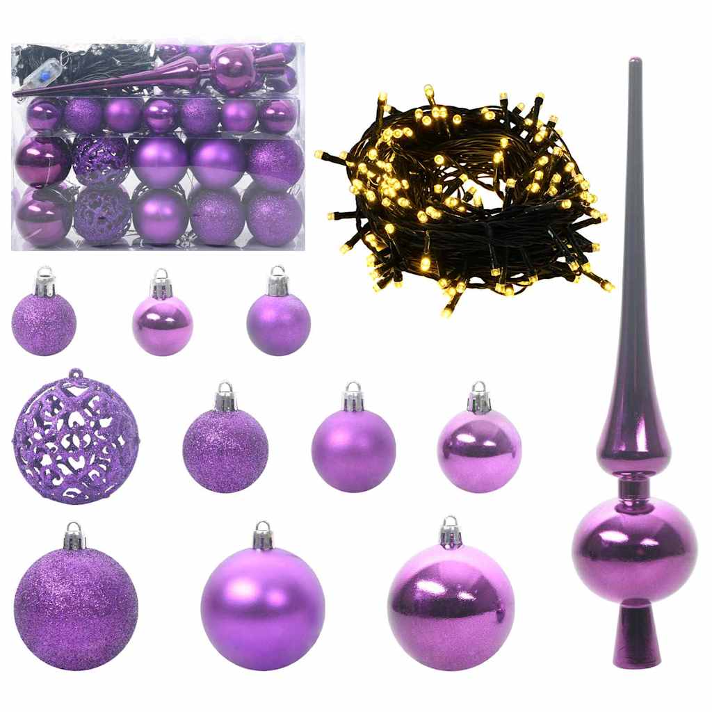 Künstlicher Weihnachtsbaum beschneit mit LED Licht 120 cm