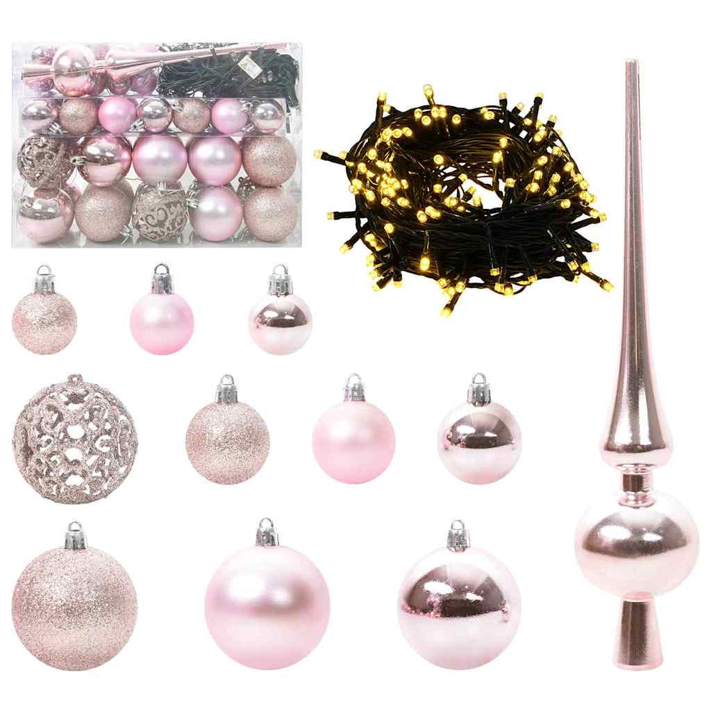 Künstlicher Weihnachtsbaum beschneit mit LED Licht 150 cm