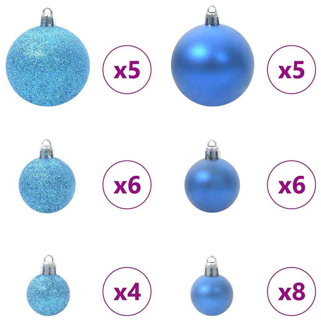 Künstlicher Weihnachtsbaum beschneit mit LED Licht 150 cm