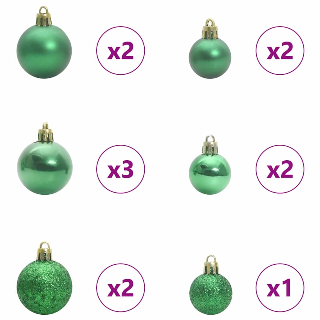 Künstlicher Weihnachtsbaum beschneit mit LED Licht 150 cm