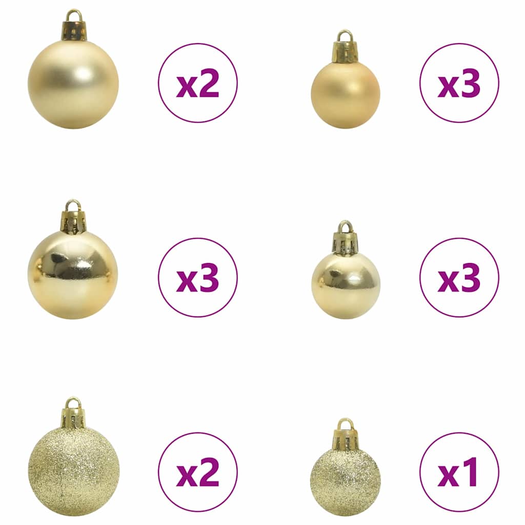 Künstlicher Weihnachtsbaum beschneit mit LED Licht 150 cm