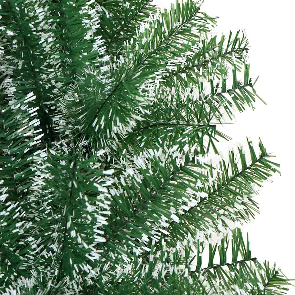Künstlicher Weihnachtsbaum beschneit mit LED Licht 210 cm