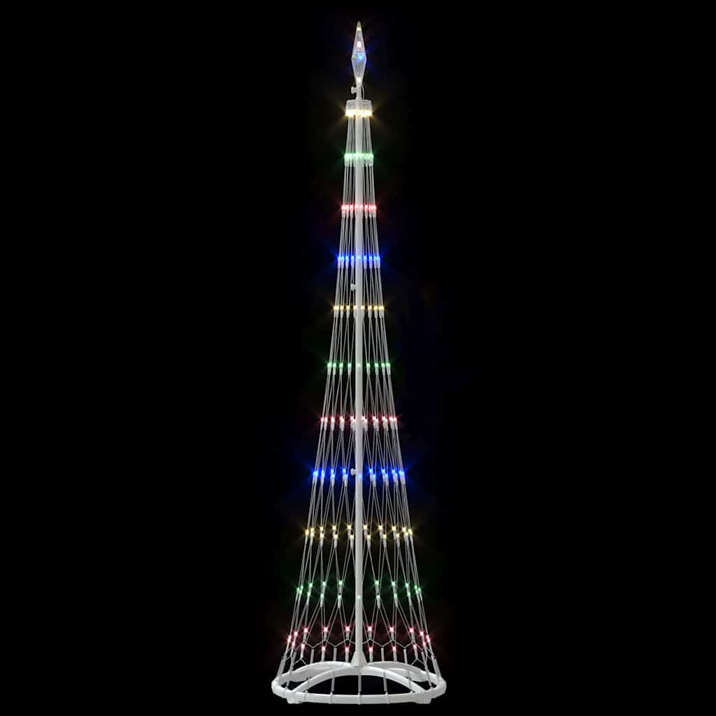 LED-Weihnachtsbaum Mehrfarbig 51 x 51 x 190 cm Metall