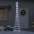 LED-Weihnachtsbaum mit 290 LEDs Kaltweiß 250 cm Metall