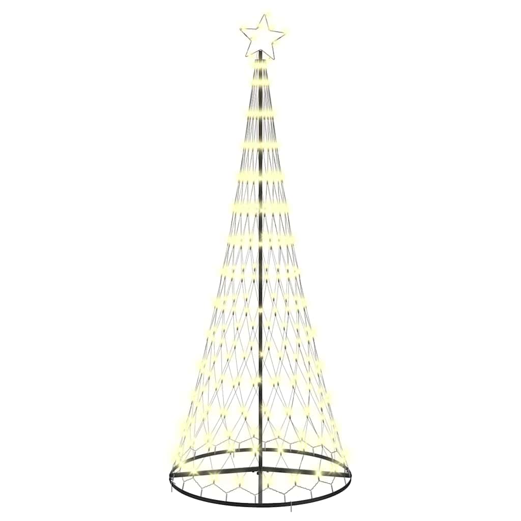 LED-Weihnachtsbaum mit 295 LEDs Warmes Weiß 250 cm Metall