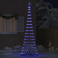 LED-Weihnachtsbaum mit 355 LEDs Blau 302,5 cm Metall