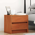 Nachttische 2 pcs Wachsbraun 40 x 30.5 x 35.5 cm Kiefernholz