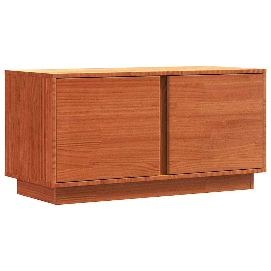 TV-Schränk Wachsbraun 80 x 35 x 40,5 cm Massives Kiefernholz