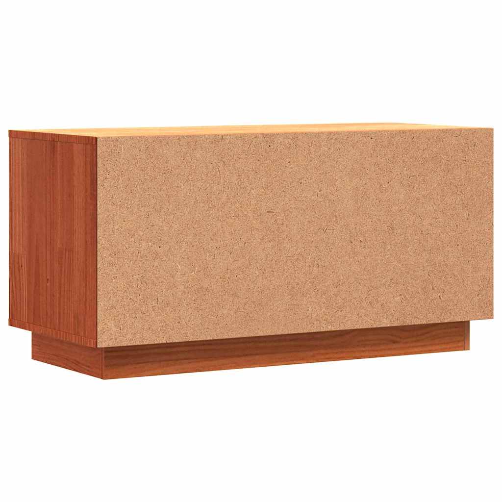 TV-Schränk Wachsbraun 80 x 35 x 40,5 cm Massives Kiefernholz