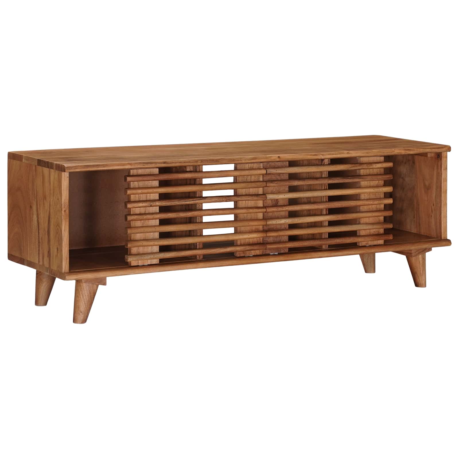 TV-Schränk mit Speicher mit Tür Natur 105 x 30 x 35 cm