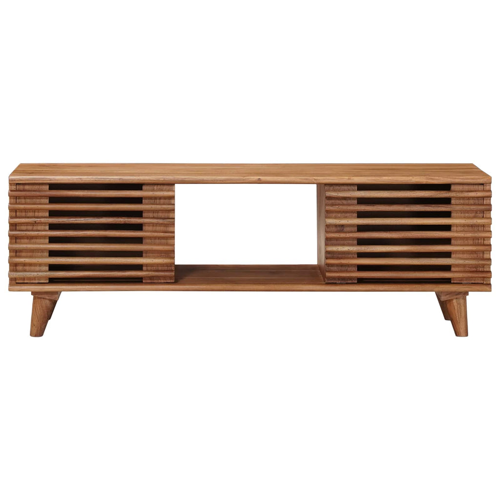TV-Schränk mit Speicher mit Tür Natur 105 x 30 x 35 cm
