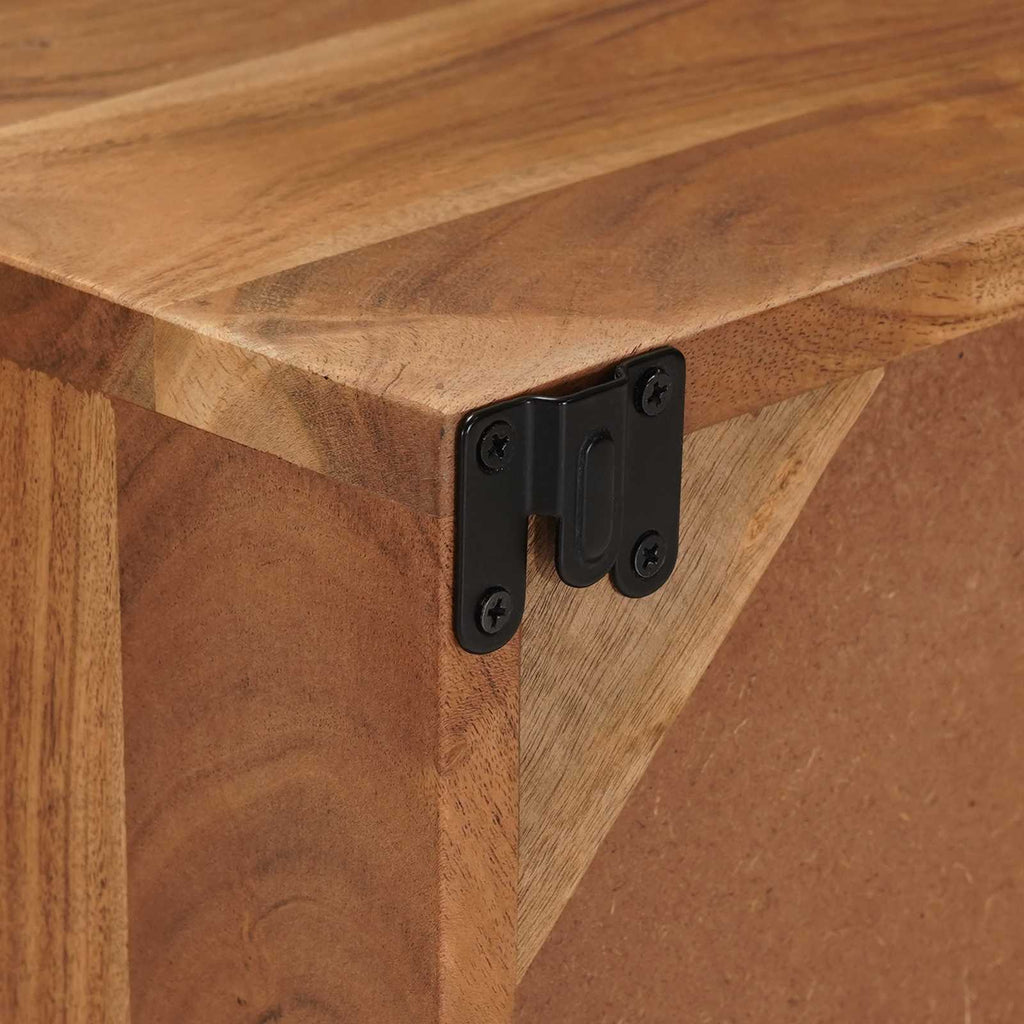 TV-Schränk mit Speicher mit Tür Natur 105 x 30 x 22,5 cm