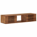 TV-Schränk mit Speicher mit Tür Natur 105 x 30 x 22,5 cm