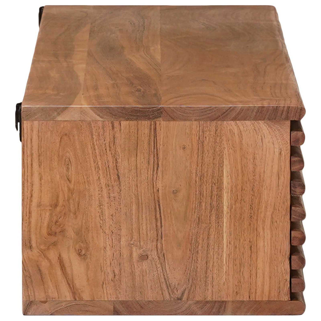 TV-Schränk mit Speicher mit Tür Natur 105 x 30 x 22,5 cm