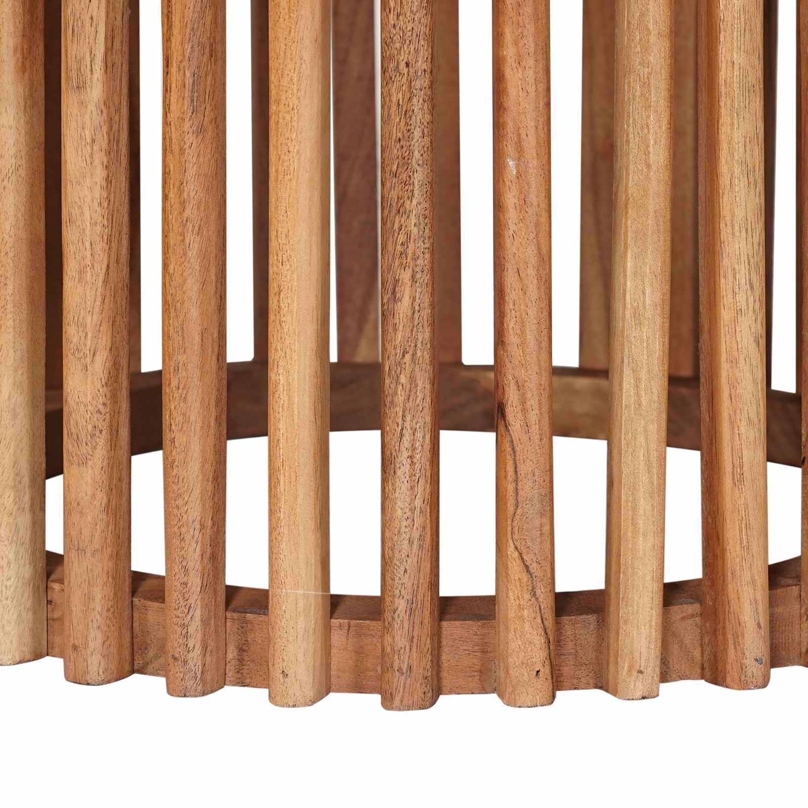 Handgefertigtes Beistelltisch-Set 2 pcs Teakbraun