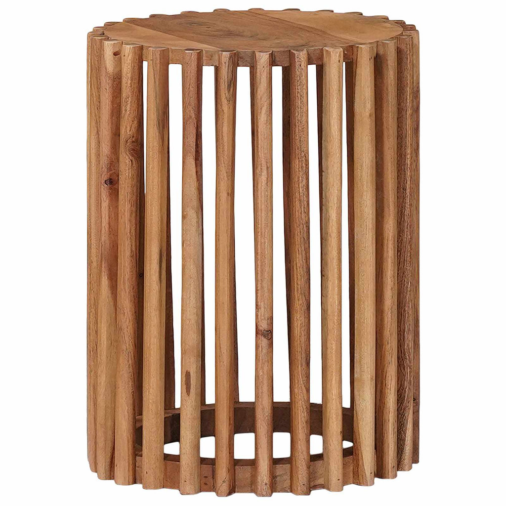 Handgefertigtes Beistelltisch-Set 2 pcs Teakbraun