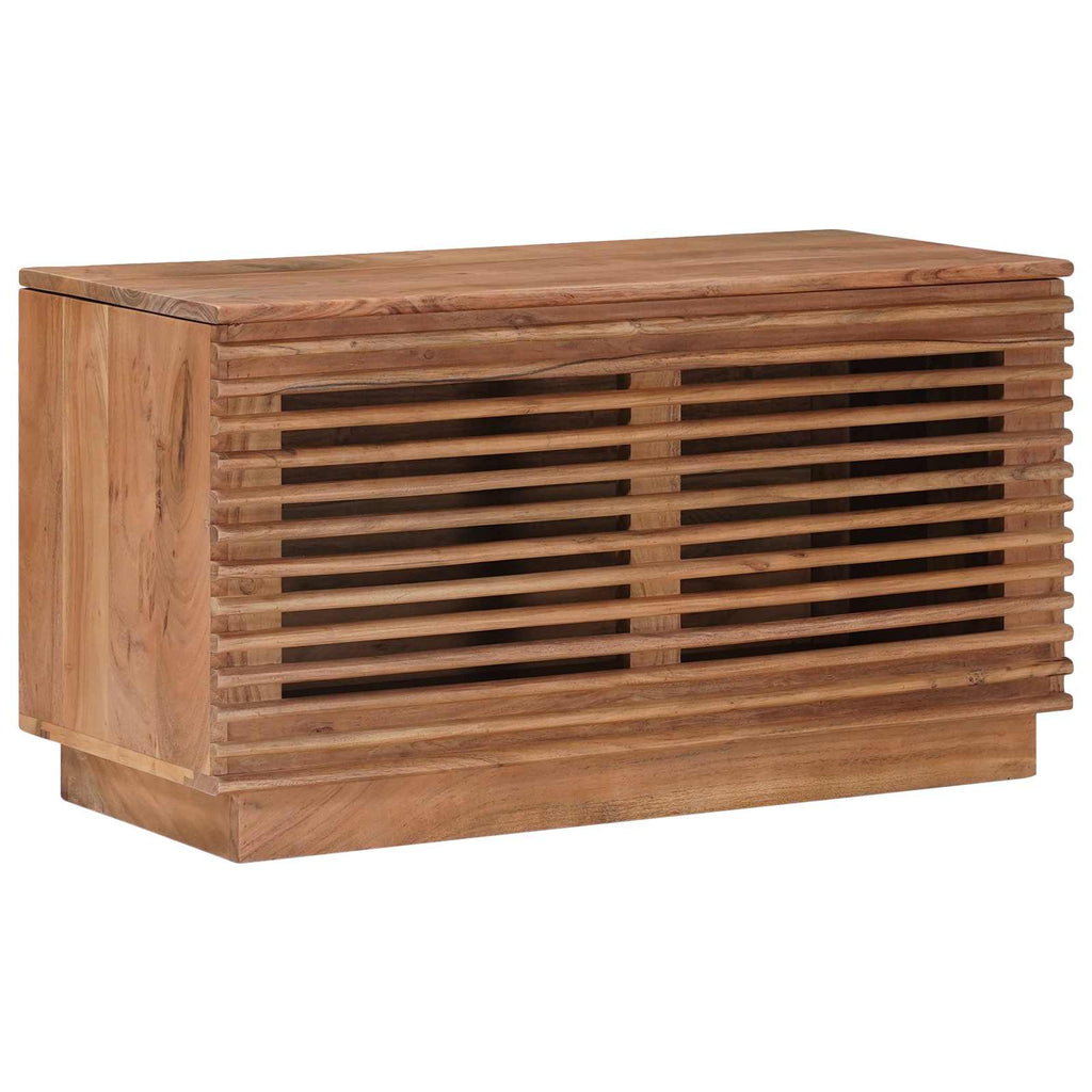 Aufbewahrungsbox mit Speicher Natur 85 x 40 x 46 cm