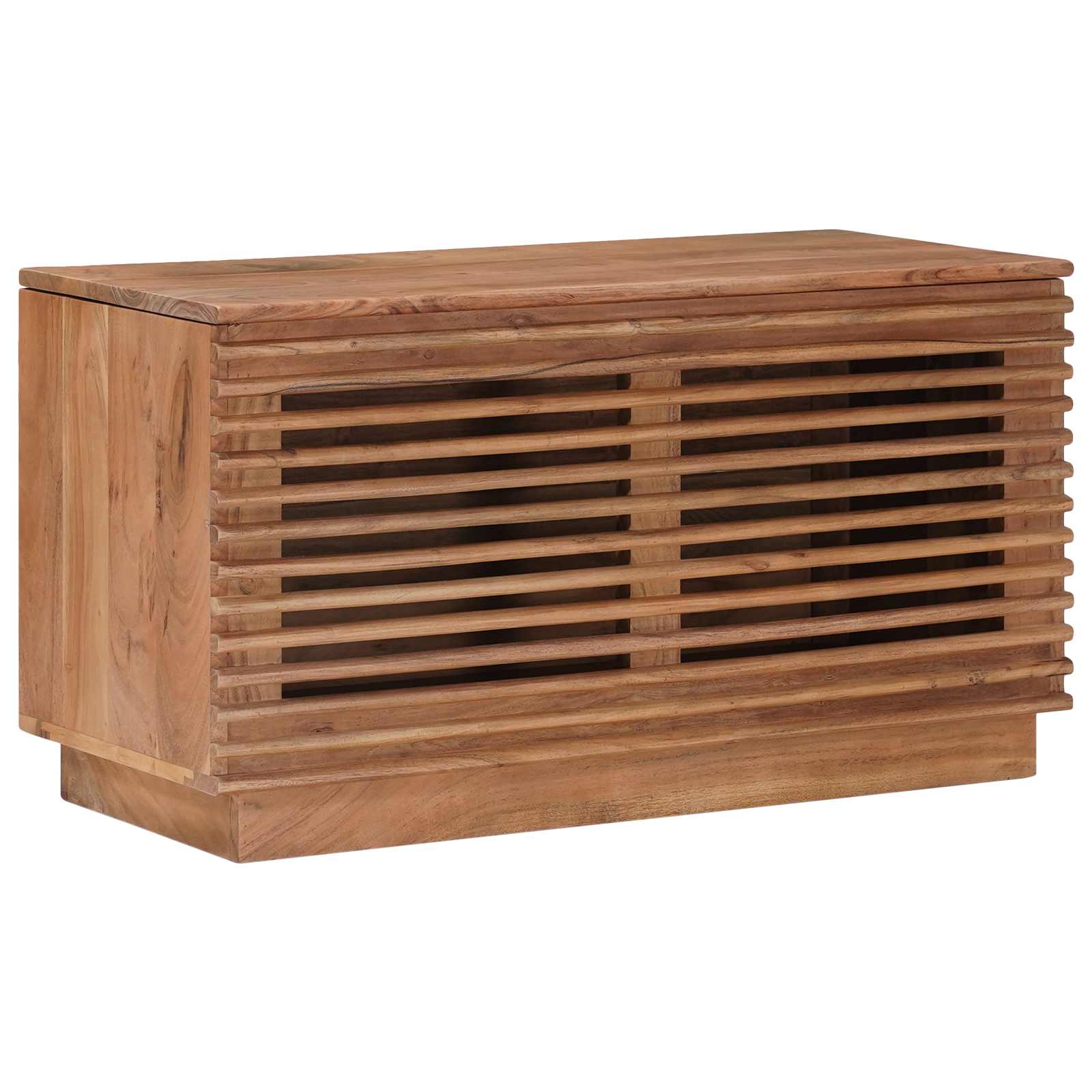 Aufbewahrungsbox mit Speicher Natur 85 x 40 x 46 cm