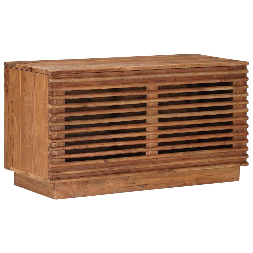 Aufbewahrungsbox mit Speicher Natur 85 x 40 x 46 cm