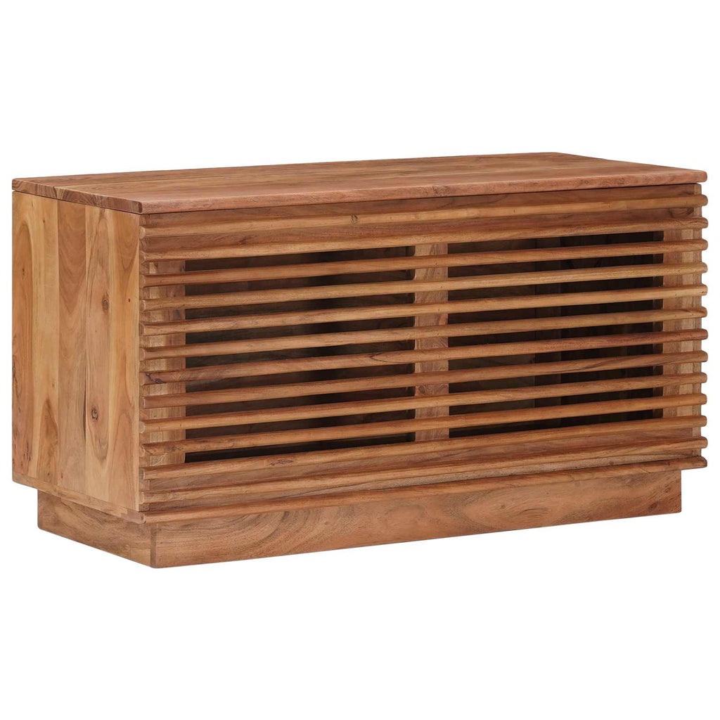 Aufbewahrungsbox mit Speicher Natur 85 x 40 x 46 cm