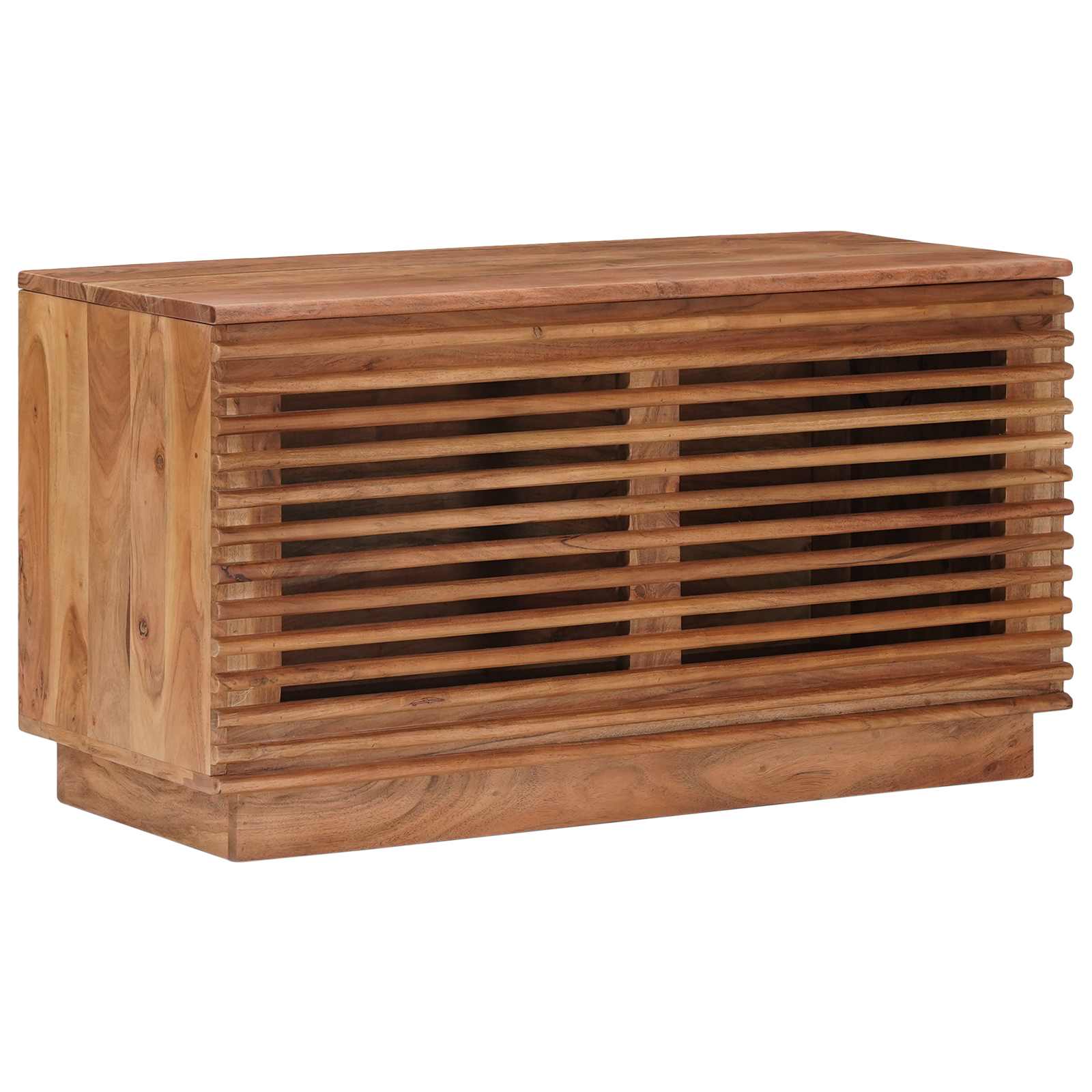 Aufbewahrungsbox mit Speicher Natur 85 x 40 x 46 cm