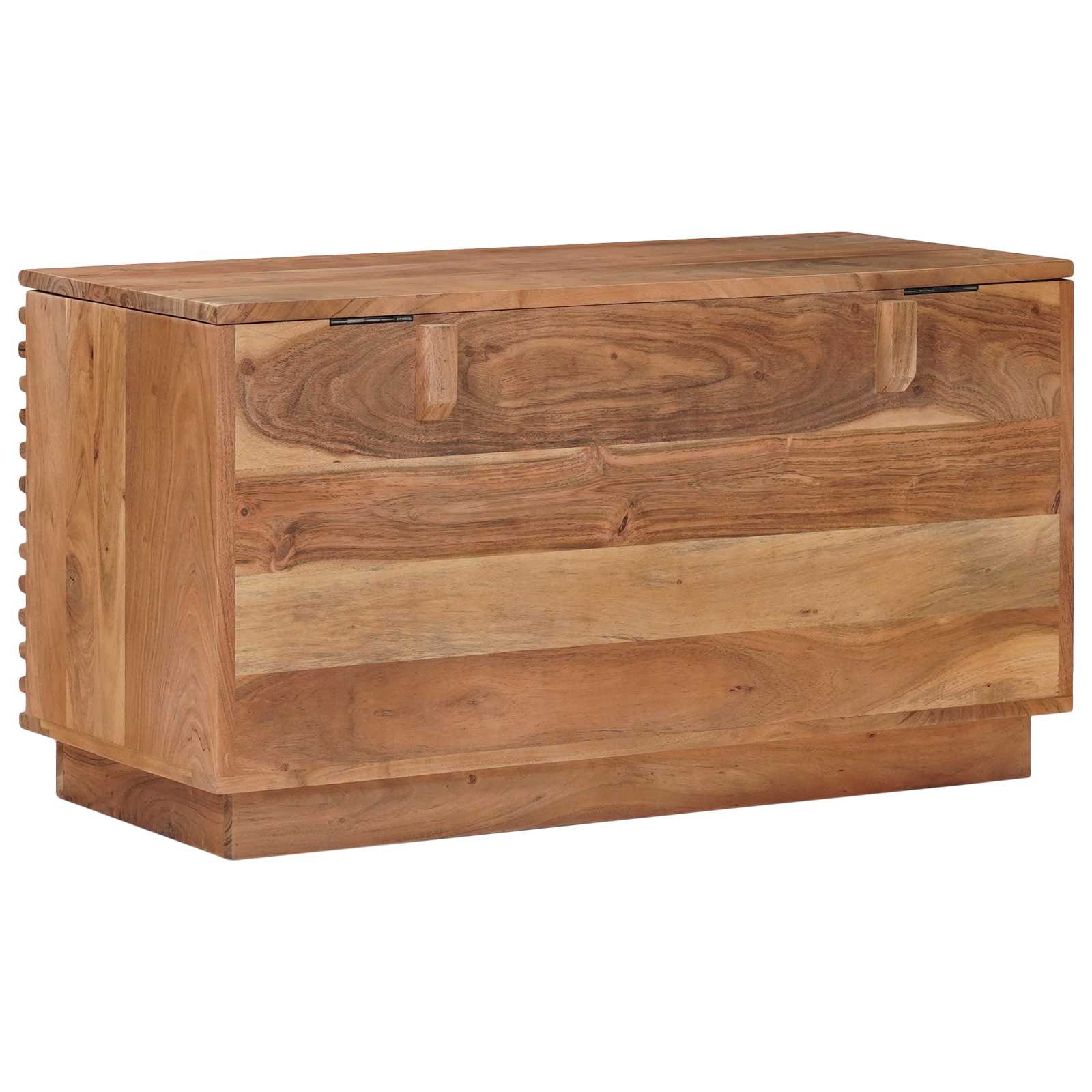 Aufbewahrungsbox mit Speicher Natur 85 x 40 x 46 cm