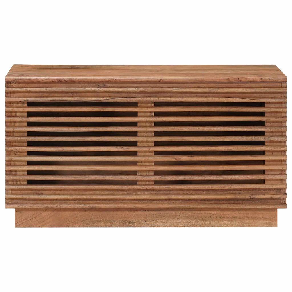 Aufbewahrungsbox mit Speicher Natur 85 x 40 x 46 cm