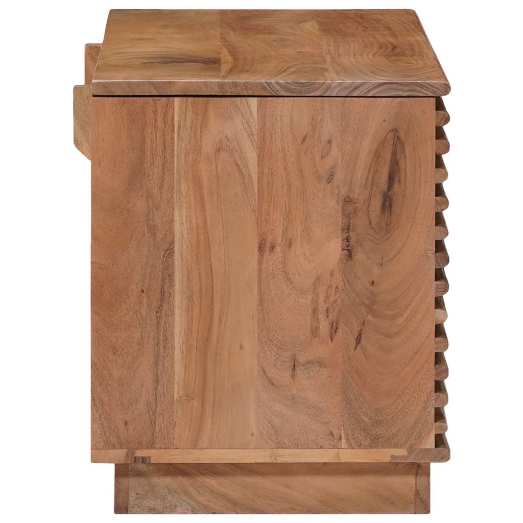 Aufbewahrungsbox mit Speicher Natur 85 x 40 x 46 cm