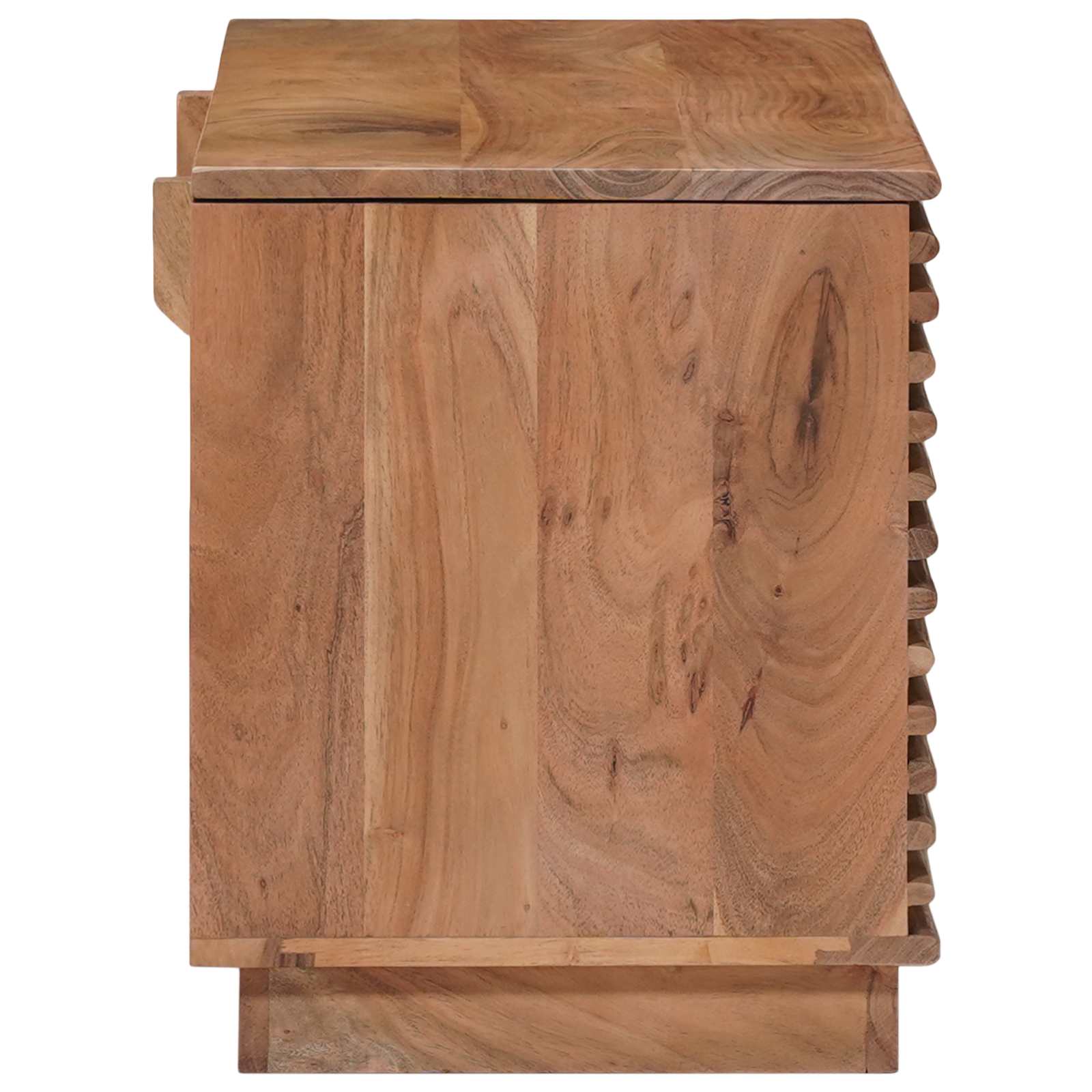 Aufbewahrungsbox mit Speicher Natur 85 x 40 x 46 cm
