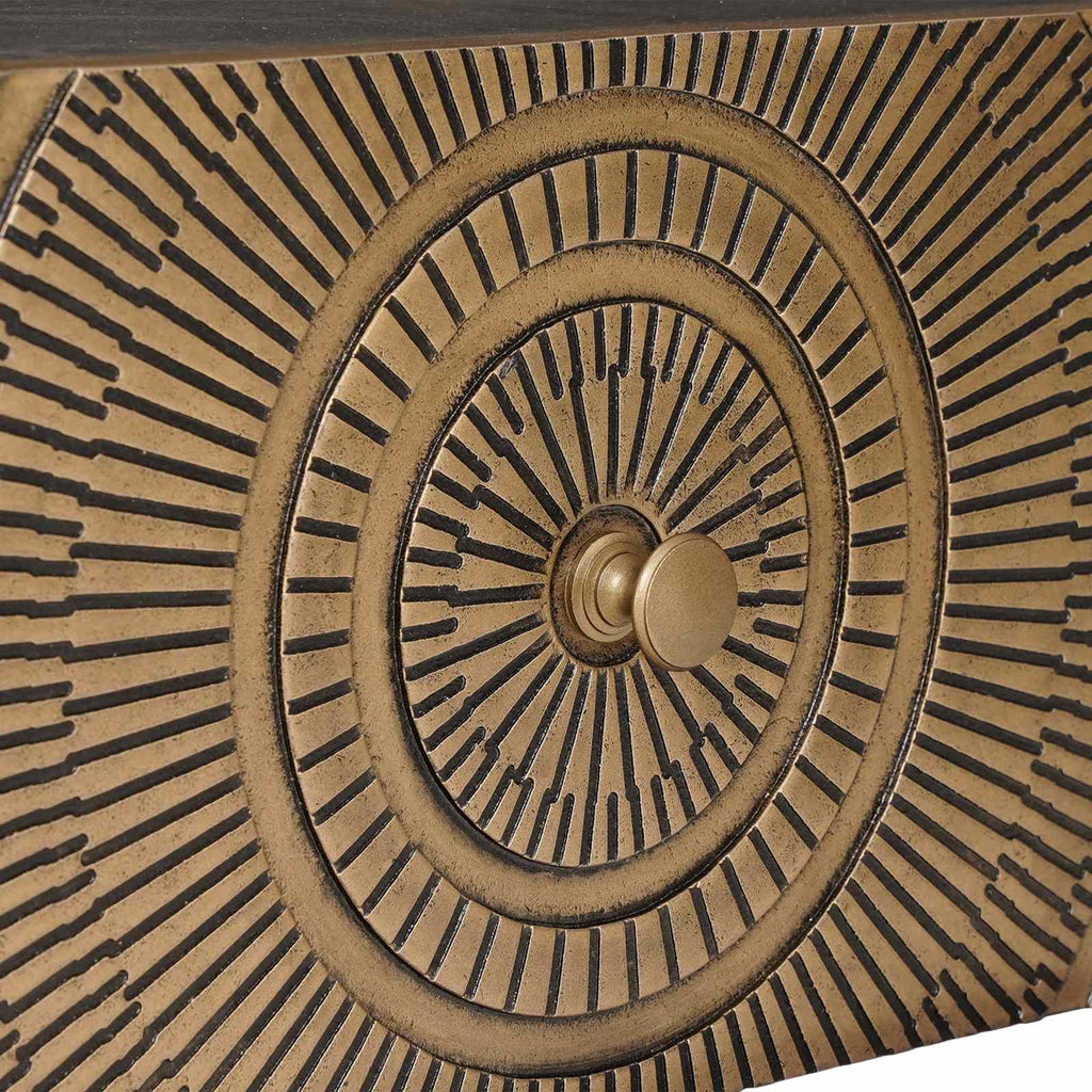 Handgefertigter Nachttisch Kaffeebraun 40 x 30 x 20 cm