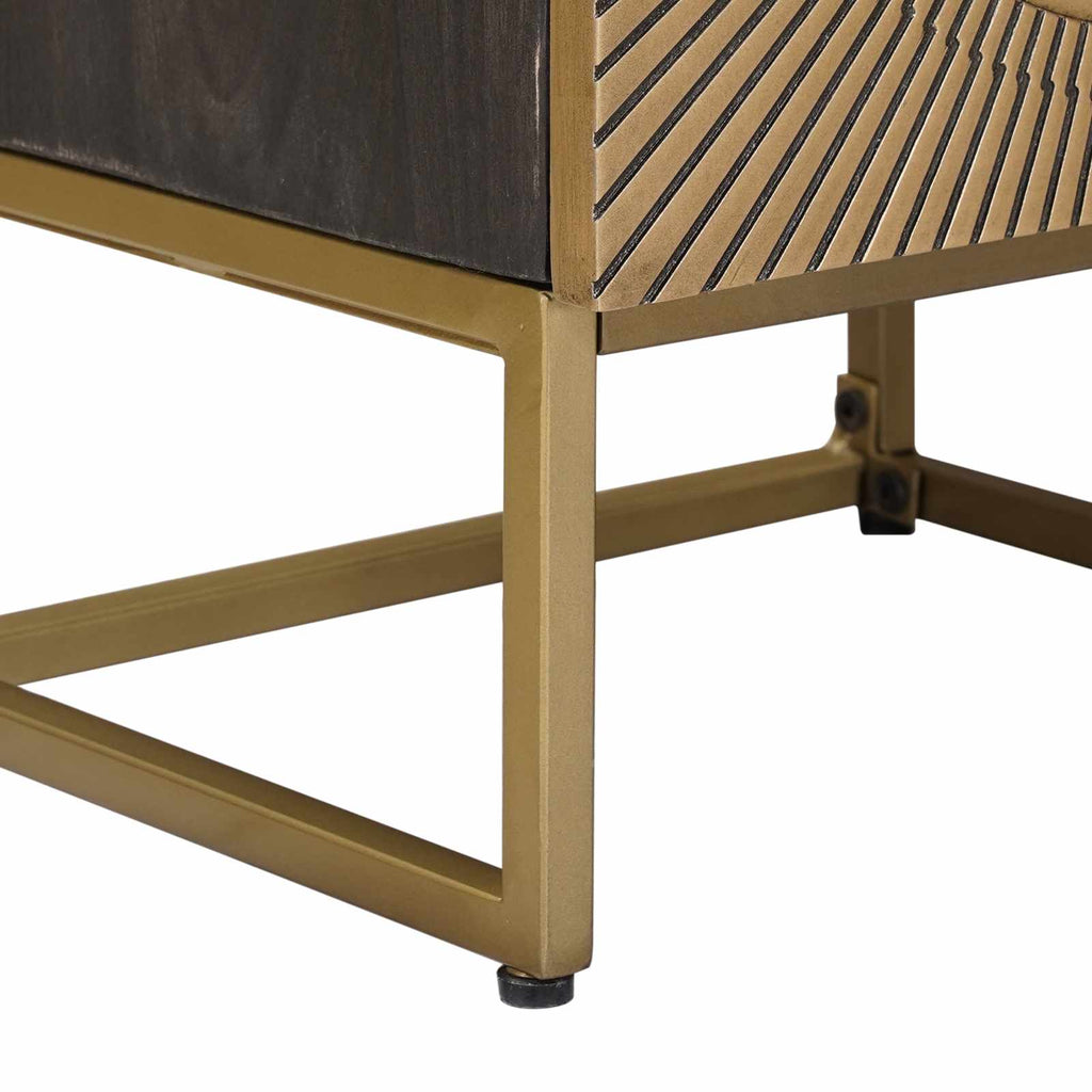 Highboard Messing 35 x 30 x 120 cm