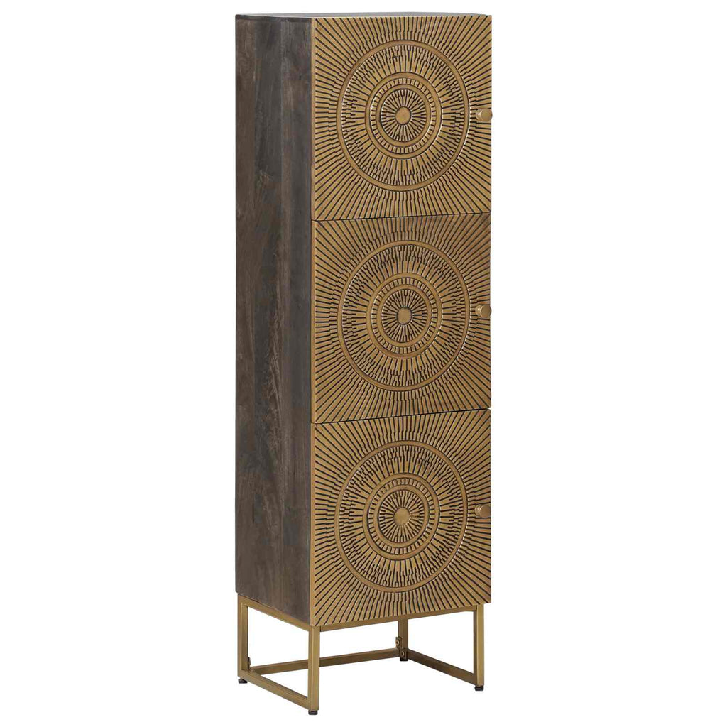 Highboard Messing 35 x 30 x 120 cm