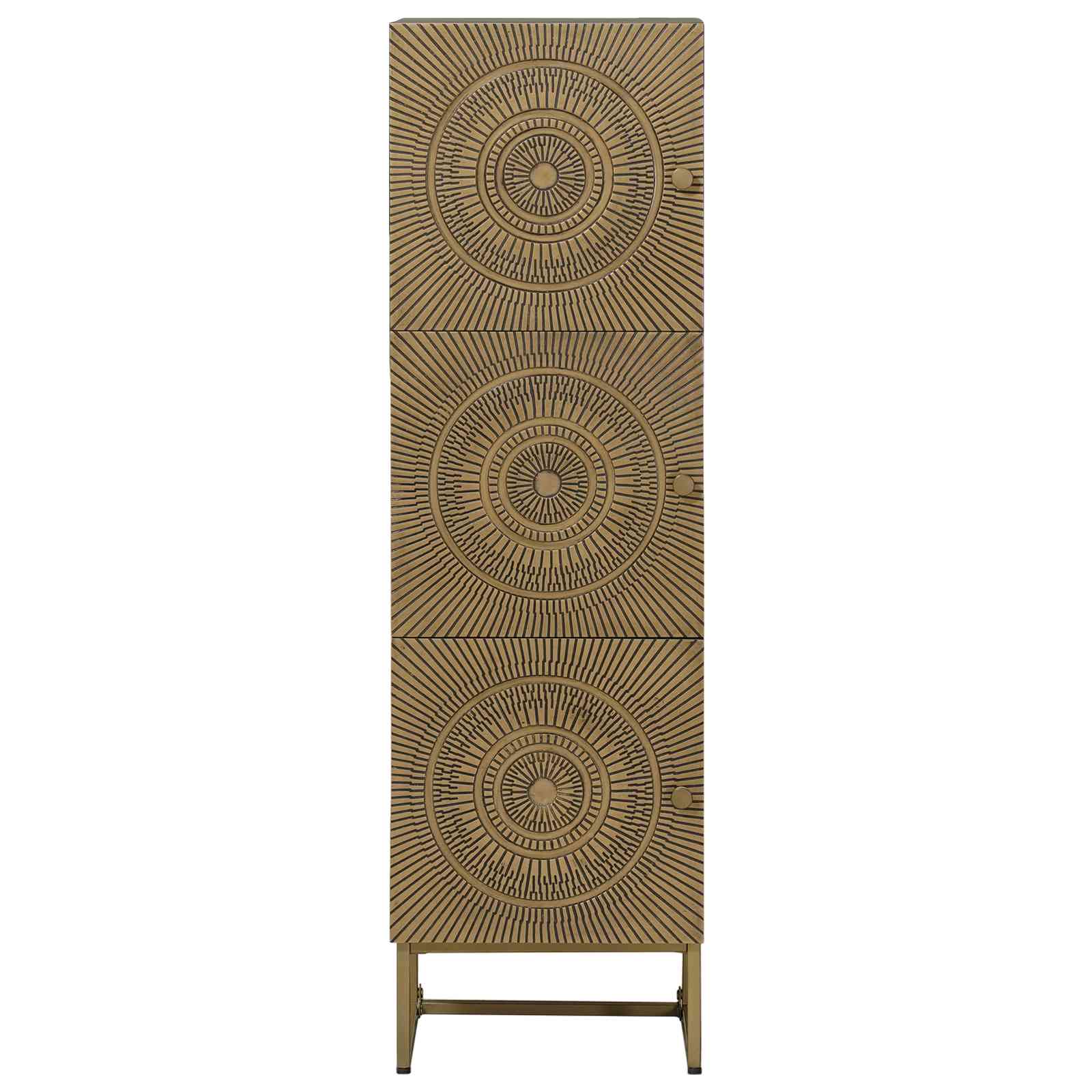 Highboard Messing 35 x 30 x 120 cm
