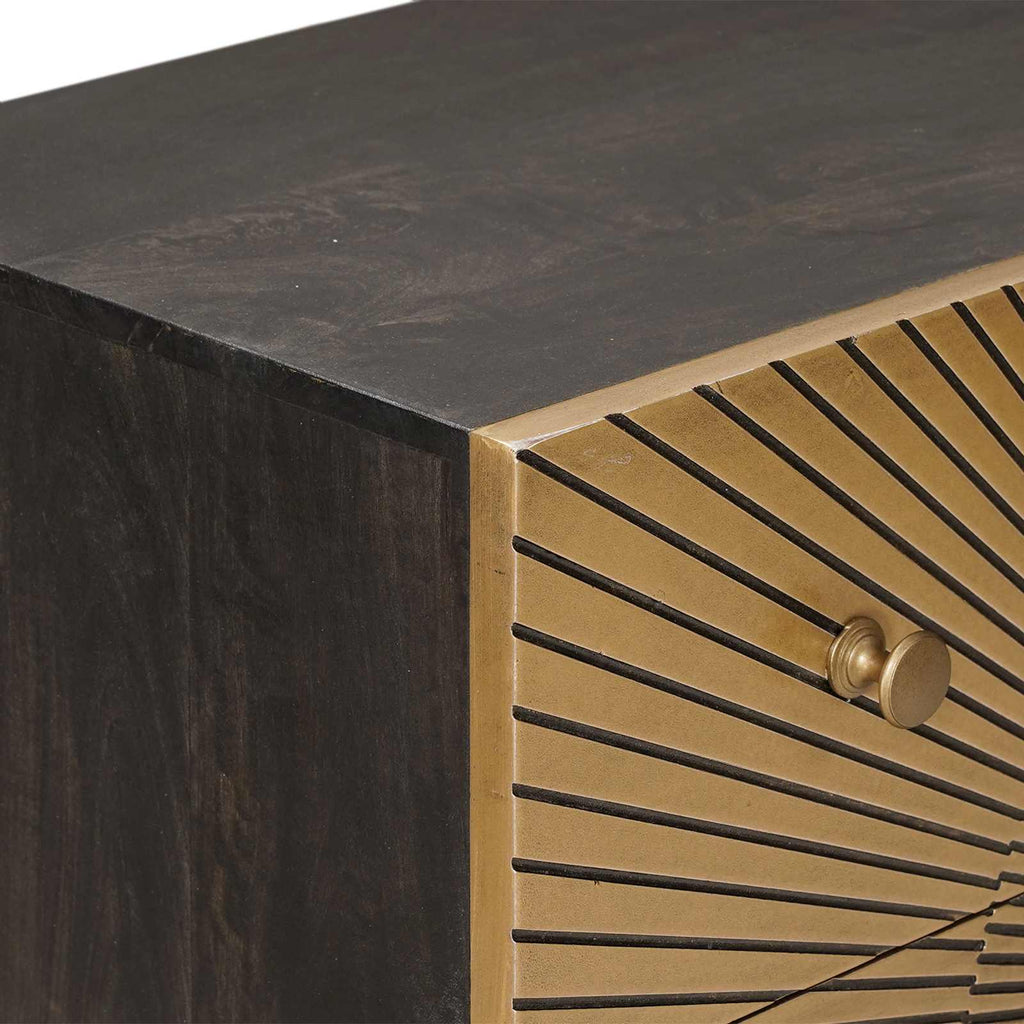 Schubladenschrank mit Schubladen Messing 75 x 30 x 65 cm