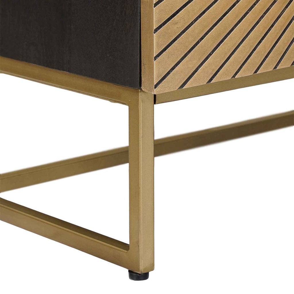 Schubladenschrank mit Schubladen Messing 75 x 30 x 65 cm