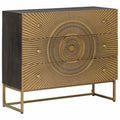Schubladenschrank mit Schubladen Messing 75 x 30 x 65 cm